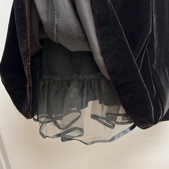 Vintage Niki Velvet and Sequined Lace Party Dress Size 8 - Picture 4 of 12